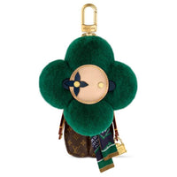 LOUIS VUITTON Vivienne Leather Trim Bag Charm Bag Accessory Women's Green