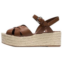 PRADA Strap Sandals 6.5cm Women's Brown