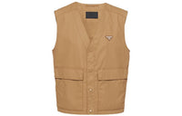 PRADA Vests Men Tobacco
