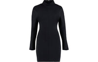 SAINT LAURENT Roll-neck Knitted Dress