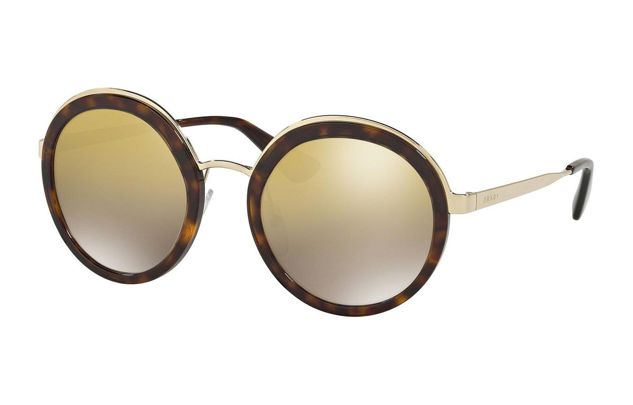 PRADA - Round Sunglasses Women's Tortoiseshell