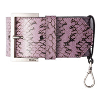 PRADA Leather Wristbands Men's Purple