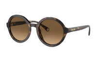 CHANEL Round Sunglasses Women's Tortoiseshell