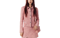 CHANEL 24 New Spring And Summer Arrivals Jackets Coats Women's Pink