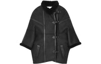 SAINT LAURENT FW22 Cloaks Women's Black