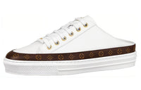 LOUIS VUITTON Stellar Mules 'White Brown' Women's