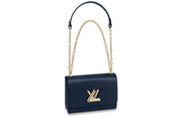 LOUIS VUITTON Twist Mm Epi Grained Leather Indigo Blue