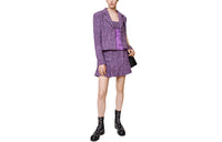 CHANEL Casual Short Skirts Women's Purple