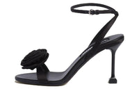 MIU MIU Strap Sandals 8.5cm Women's Black
