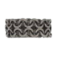 SAINT LAURENT Brass Rings Men's Silver