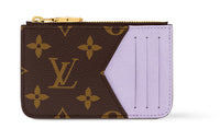 LOUIS VUITTON Monogram Canvas Card Holder Women's Lilac