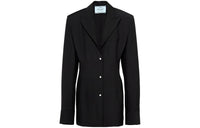 PRADA Long-Sleeved Single-Breasted Shirt Jacket