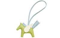 HERMES Sheepskin Pendants Unisex Avocado