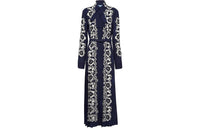 PRADA Long-Sleeved Dresses Women's Marine Blue