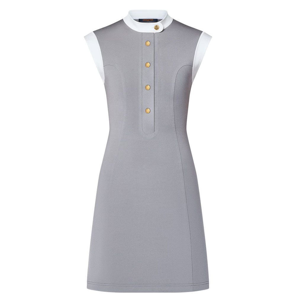 LOUIS VUITTON Technical Jersey Color-Block Dress