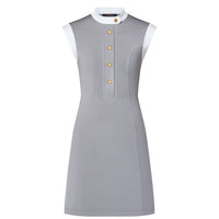 LOUIS VUITTON Technical Jersey Color-Block Dress