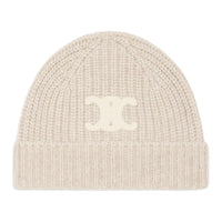 CELINE Triomphe Beanie In Seamless Cashmere