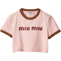MIU MIU SS24 Regular T-Shirt Women's Pink