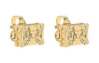 LOUIS VUITTON Metal Stud Earrings Women's