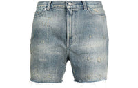 SAINT LAURENT Destroyed California Denim Shorts