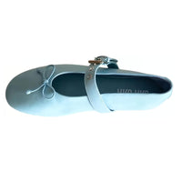 MIU MIU Mary Jane Shoes Women's Blue