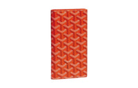 GOYARD SAINT-ROCH Canvas With Leather Dog's Teeth Wallet Unisex Orange
