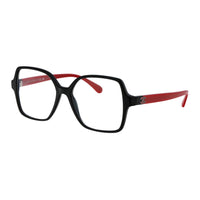 CHANEL Acetate Irregular Shape Eyeglass Frames Women's Black