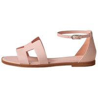 HERMES Santorini Strap Sandals Women's Rose