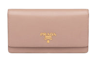 PRADA Saffiano Leather Crossbody Bag Shoulder Bag Women's Nude Pink