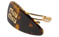 MIU MIU Resin Hair Clips Women's Brown