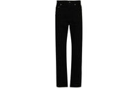 SAINT LAURENT Button Detailed Straight Leg Jeans