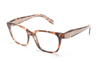 PRADA Tortoiseshell-effect Square-frame Glasses