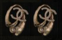 CHANEL Earrings Women's Gold