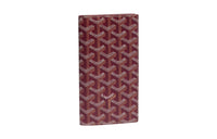 GOYARD SAINT-ROCH Canvas With Leather Dog's Teeth Wallet Unisex Burgundy