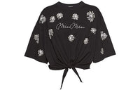 MIU MIU Crop Tops Women's Black