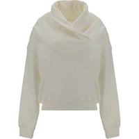 SAINT LAURENT V-Neck Drop Shoulder Hoodie