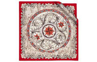 DIOR Silk Scarves Women's Red