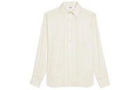 CELINE Shirts Women's Ivory White