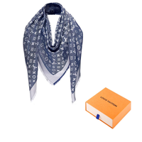 LOUIS VUITTON MONOGRAM DENIM Shawls Women's