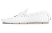 LOUIS VUITTON Driver Loafers Men's White