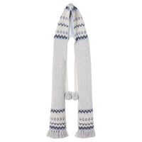 Loro Piana Cashmere Knit Scarves Women's Blue Gray