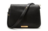 SAINT LAURENT Leather Portable Crossbody Bag Shoulder Bag Women's Black
