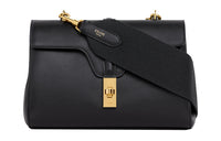 CELINE 16 Cow Leather Crossbody Bag, Shoulder Bag Women's Black