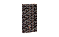 GOYARD SAINT LAMBERT Canvas With Leather Cell Phone Pouch Wallet Men's Brown