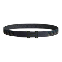 HERMES Stainless Steel Rubber Metal Nylon Belt Unisex Gray Width: 3.2CM