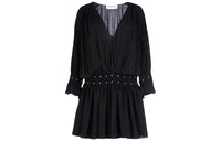SAINT LAURENT Long-Sleeved Dresses Women's Black