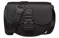 DIOR Grained Calfskin Shoulder Bag, Crossbody Bag Men's Black