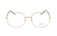PRADA - Square Eyeglass Frames Men's Yellow