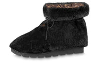 LOUIS VUITTON Pillow Short Ankle Boots Women's Black