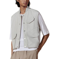 HERMES SS24 Vest Men's Misty White